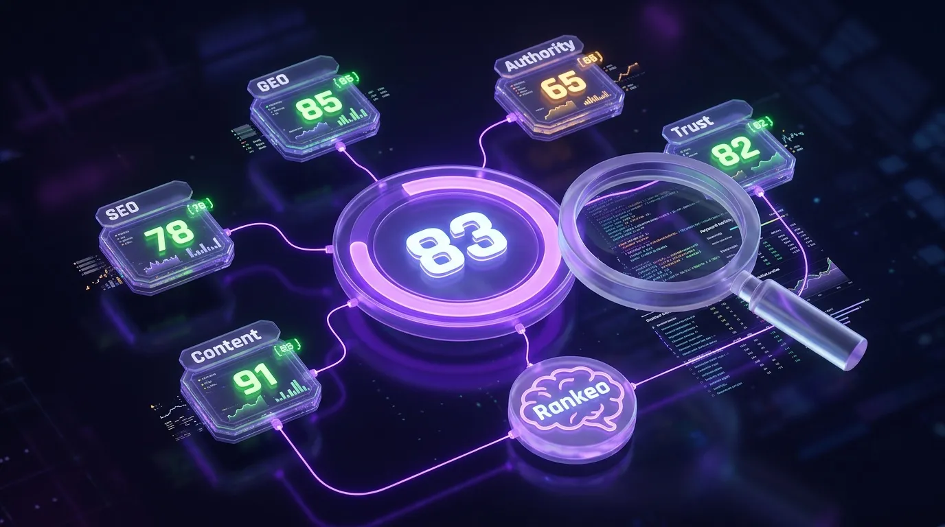 Case Study: We Scored 83/100 on Our Own SEO Tool — Here's Our Playbook (2026) — illustration