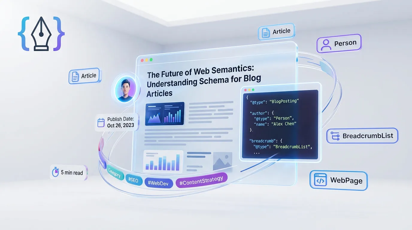 Schema markup guide for Blog — JSON-LD structured data setup for Google Rich Results and AI engine visibility