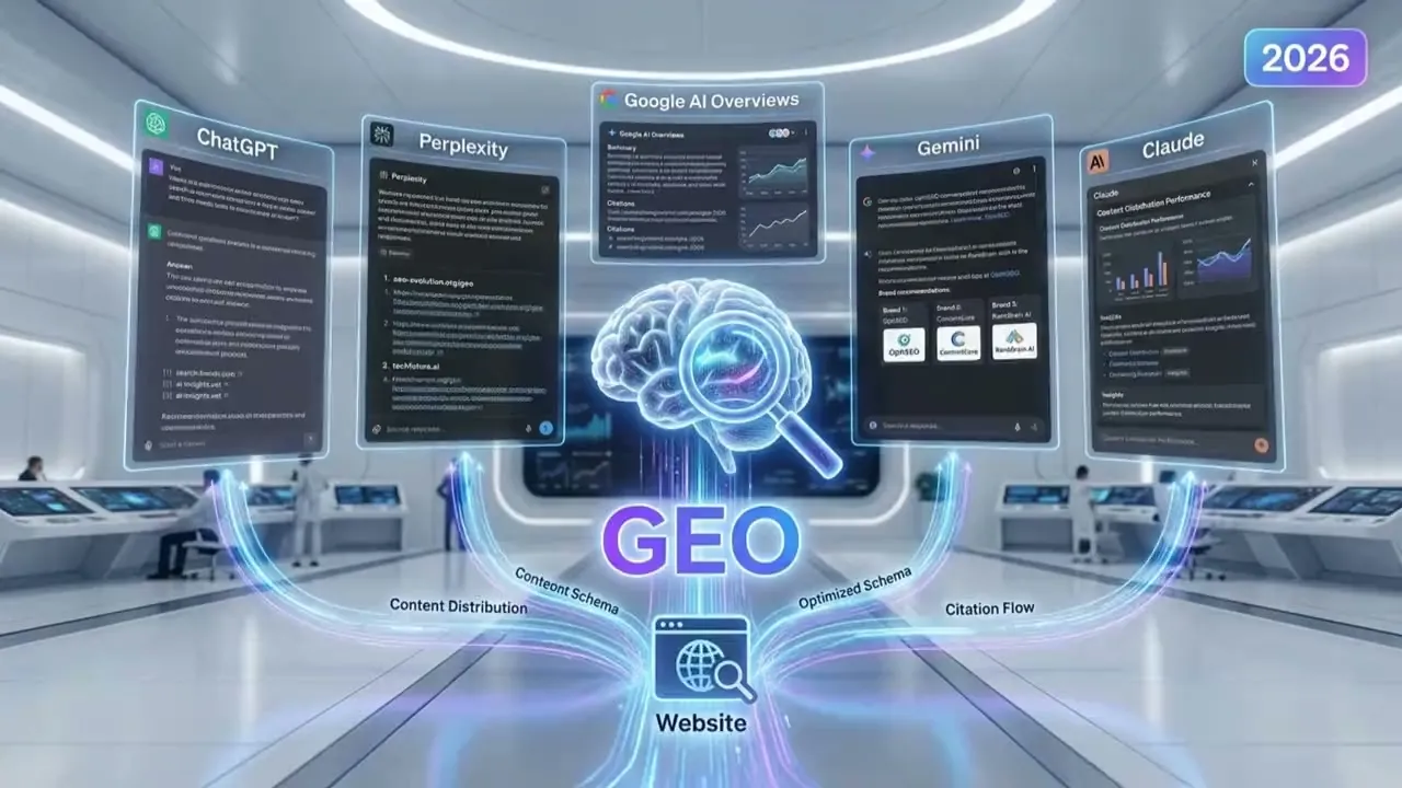 Rankeo platform demo — SEO and AI visibility audit dashboard